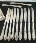 International Sterling Silver Flatware Set 45 Pcs  Rhapsody Pattern 1704g