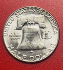 1956 P Franklin Silver Half Dollar  Choice To Gem Uncirculated  Fbl 