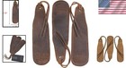 Set Of 3 Rustic Leather Bookmarks With Tassels - Perfect Gift For Readers