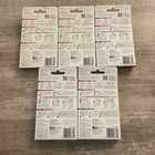 5 Packs Of - 3m Command Medium Replacement Adhesive Strips  60 Strips Total  New