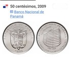 2009 1 2 Balboa  50 Dollar  Km  139  Mint  Banco Nacional Commemorative Coin