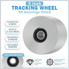 Belt Grinder 2x72 Wheel Set For Knife Grinder With Drive Idler tracking Wheel