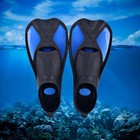 Swim Flippers Short Snorkeling Blade Diving Training Fins Us Size 1-11 5 Xxs-xl
