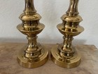Pair Of Mid Century Modern Vintage Stiffel Brass Table Lamps With 3-way Switch