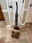 Vintage Regina Twin Brush Scrubber Model S W  4 Brushes  1950 s   Clean  Working