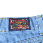 Vintage 70s Big E Levis Barnstormer Bellbottoms Pintuck Flare Denim Jeans  22 In