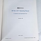 1980 Hp Hewlett Packard Hp-41c 41cv Operating Manual Experienced User Vintage