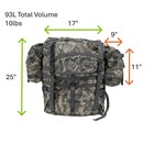 Us Military Molle Ii Large Rucksack Field Pack Complete Frame Pouches Straps Acu