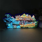 Winchester Mystery House Printed Led Pinball Topper Lightbox For Barrel Of Fun 