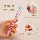 Makeup Brush Set Pink Glitter unicorn Foundation Sparkles Cute Green Brush 