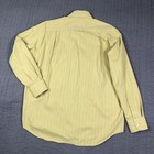 Cadini Dress Shirt Men 16 5 34 35 Tan Herringbone Texture Made In Italy Cotton