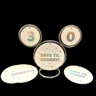 Hallmark Disney 100 Years Of Wonder Mickey Ears Silver Frame Perpetual Calendar