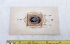 Gem Tintype Photo Photographers Card Pretty Lady J S Gibson Manitowoc Wis  1860s