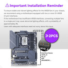 Y6 Pc Case  Pre-installed 7 Infinity Mirror Pwm Argb Fans  Atx Mid Tower