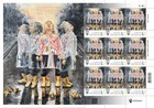 Ukraine Stamps 2025 Set Of Sheet Of Stamps   Fdc   Postcard Catching Peace