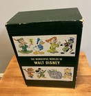 Vintage The Wonderful Worlds Of Walt Disney Box Book Set 1965 Original Box Cover