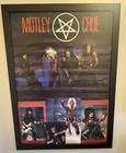 Motley Crue Poster 1983 Vintage Shout At The Devil Framed Rare 