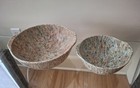 2 Texas Ware Like Vintage Confetti Melmac Nesting  Bowls - Mcm Speckled