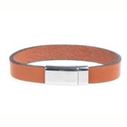 Men  Women Cowboy Vintage Brown Genuine Leather Bracelet   Wrist Bangle 6-9 