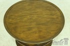 52772ec  Baker Round English Style Walnut Tiered Table