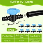 Drip Irrigation 1 2 Inch Barbed Valve  In-line Switch Valve For Inch    