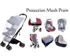 Universal Baby Stroller Mosquito Insect Net Full Cover Pram Bassinet Car Seat