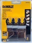 Dewalt Dwa03pcset Oscillating Blade Set Lot Of 5  15 Total Blades  Universal Fit