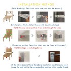 Zarpma High Chair Security Straps  Replacement 5 Point Children Safety    