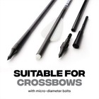 Ballista Sting Carbon Bolts 13  Od 6mm For Ballista Bat Pistol Crossbow  6 Pc 