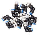  1 4  Tube X 1 4  Npt Male Swivel L Push To Connect  Fitting Pneumatic 10 Pieces