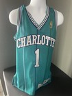 Muggsy Bogues Game Issued Used Worn Jersey Charlotte Hornets Signed Autographed