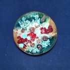 Vintage Jeweled Enamel On Copper Pin Bowl