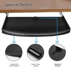 22 wx11 d Under Desk Keyboard Tray Slide Out Pull Out For Desk Black