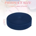 Elastic Bands For Sewing 1 Inch X 5 Yards Navy Blue Knit Elastic Spool