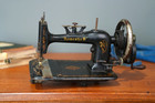 Antique Domestic Hand Crank Sewing Machine Bobbin Winder  Vintage