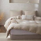 100  Cotton Duvet Cover Set Waffle Weave 2pcs  1 Comforter Cover  1 Twin Khaki