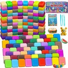 145 Colors Air Dry Clay Set  Kids Modeling Clay For Diy Crafts   Molding Tools