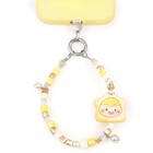 Cute Kawaii Phone Charm Strap - Beaded Cellphone Chain Wristlet For Girls  Anti-