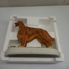 Irish Setter Dog Figurine Porcelain Lionstone Standing Statue Red Decanter 4 5 