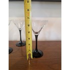 Set Of 4 Vintage Luminarc Domino Martini   Cocktail Glasses 1970s France