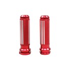 Aluminum Red 1 0   Handlebar Grips For Harley Road King Road Street Glide 08-up