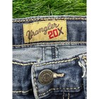 Boys  Wrangler 20x Vintage Bootcut Jeans Size 12 Regular Blue Denim Distressed