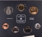 2000 Canada 7 Coin Specimen Set Box coa Rcm