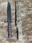 Vintage Okc3s Knife Usmc Marine Corps Bayonet Ontario Knife Co   Scabbard