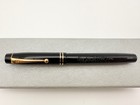 The De La Rue 1332 7422 Fountain Pen M 14k  22 Butter Flex Nib W Sticker On Barr