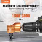 Vevor Double Head Sheet Nibbler Metal Cutter Power Drill Attachment Cutting Tool