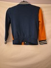 Hybrid Pok  mon Varsity Jacket Kids S Blue orange Colorblock Snap Pockets