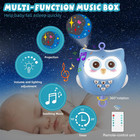 Baby Crib Mobile With Music Lights Projector And Remote Control Blue