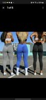 Nwt Tik Tok Leggings textured High Waist Butt Lift stretchy blue sz L Yoga Pants