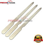 Set Of 3 Metal Stainless Steel Double Sided Nail Files 5  Manicure Pedicure 
